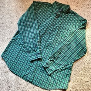 NAUTICA MENS PLAID XL BUTTON DOWN SHIRY